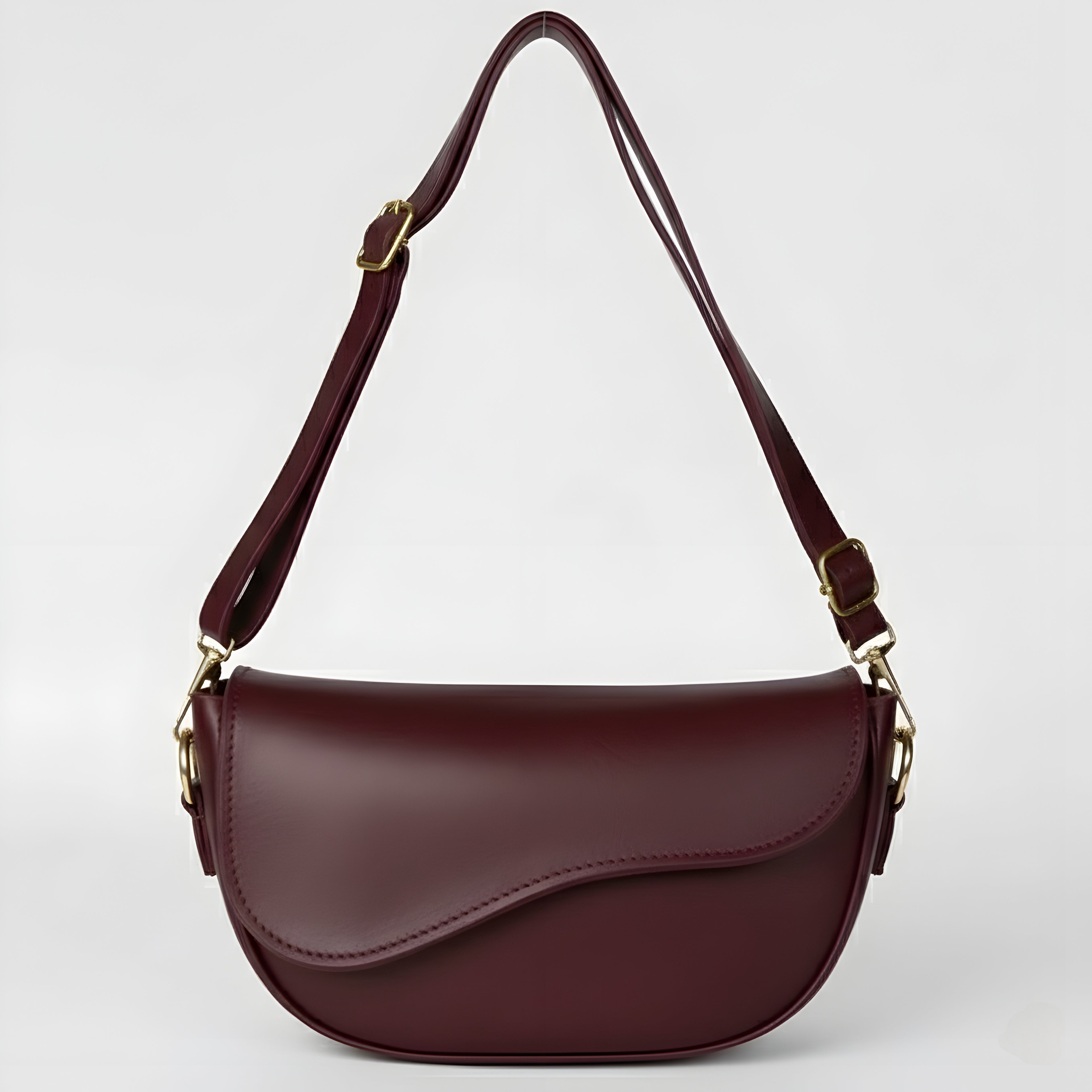 The Bordeaux Demi-Lune Bag