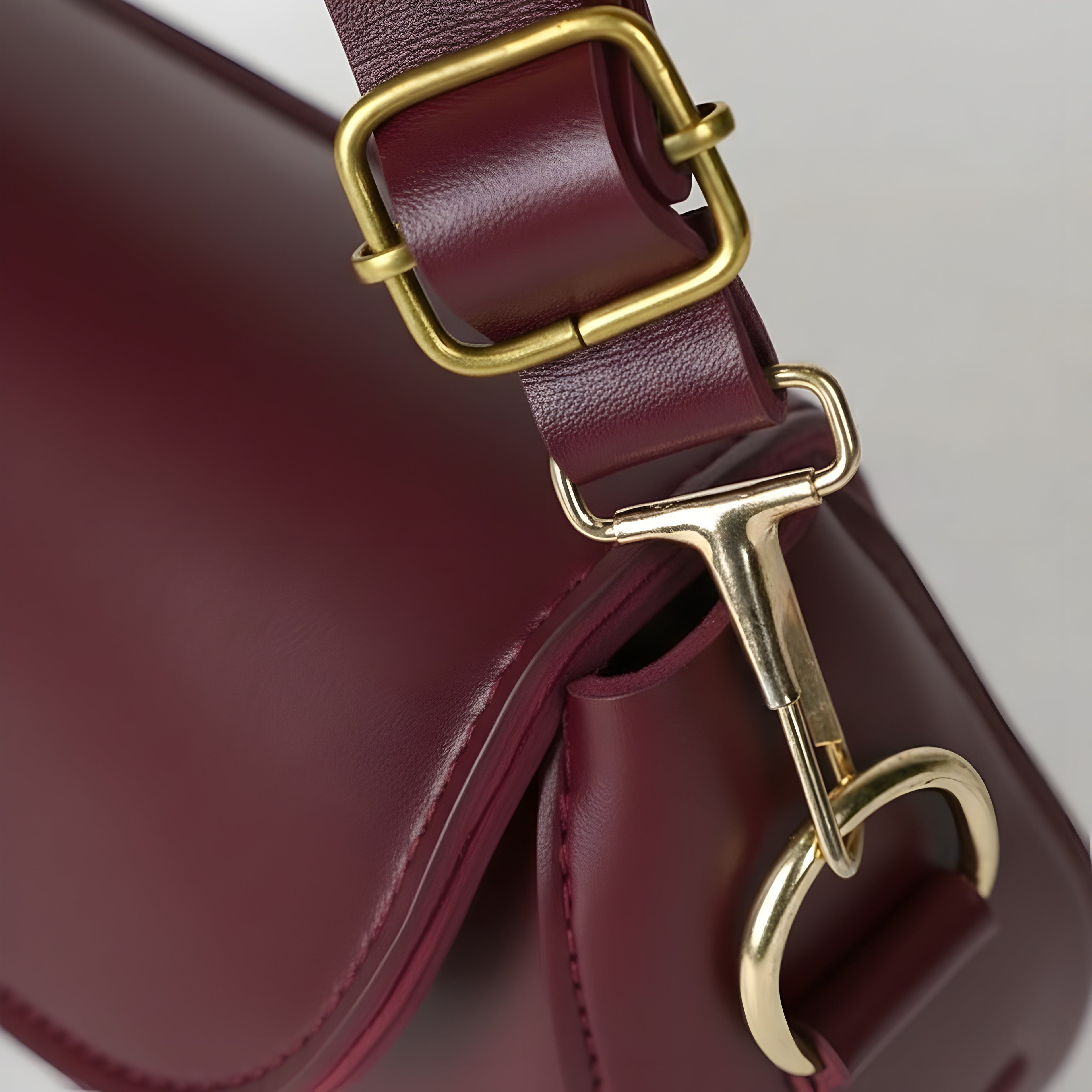 The Bordeaux Demi-Lune Bag